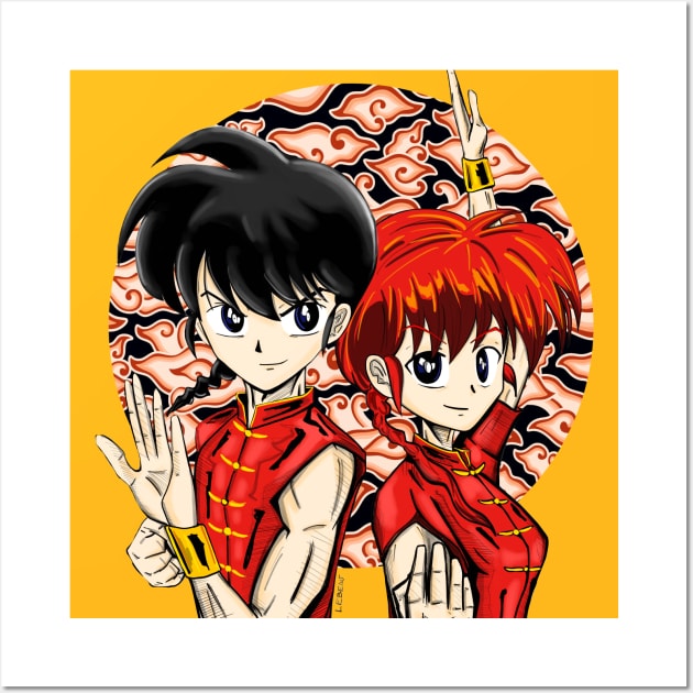 ranma and ranma Wall Art by jorge_lebeau